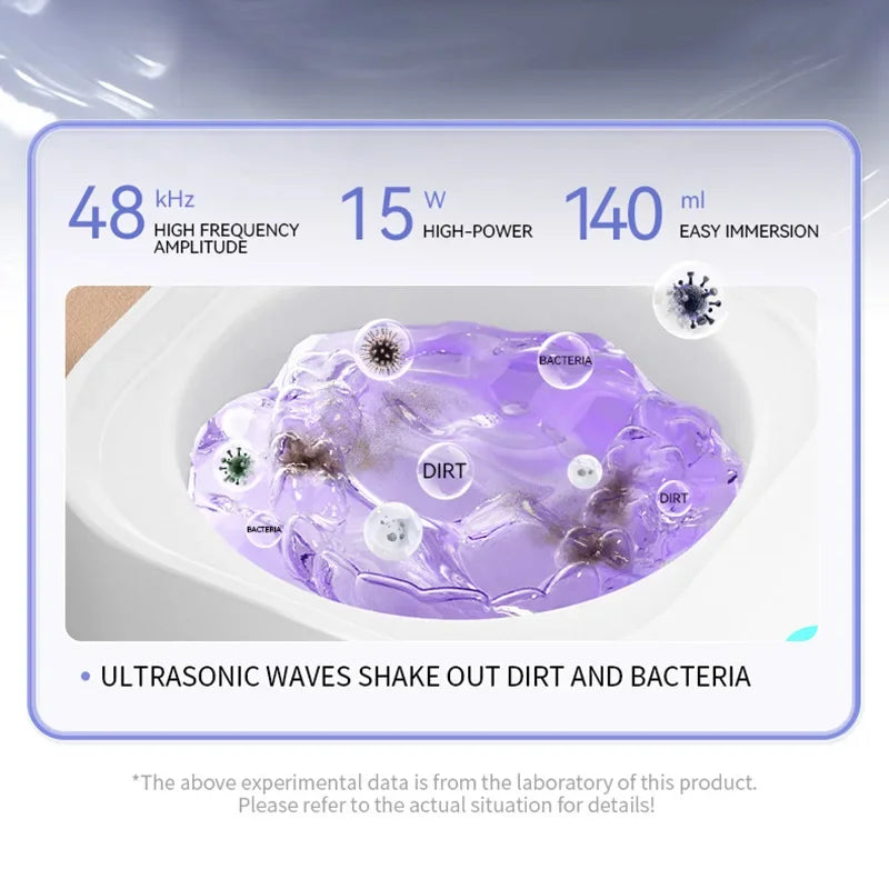 2026 New Smart Ultrasonic Jewelry Cleaner